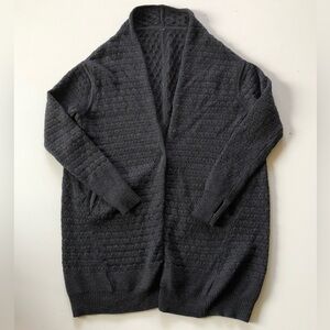 Lululemon dark grey cardigan